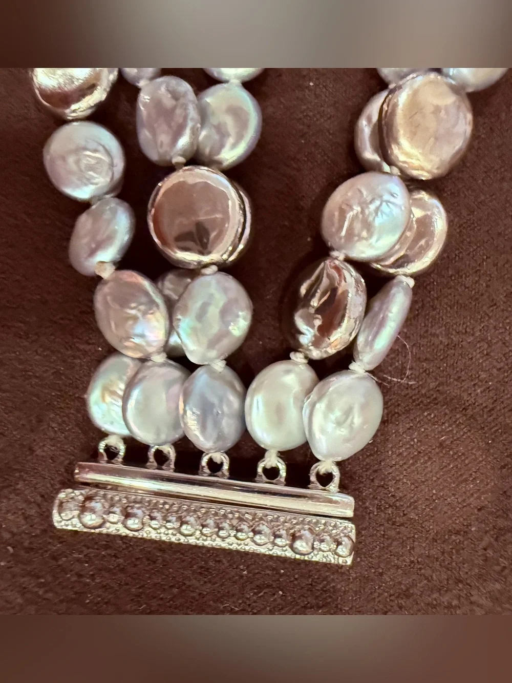 NEW Michael Aram Molten Bracelet Sterling Silver 925 & Pearls beads luxury